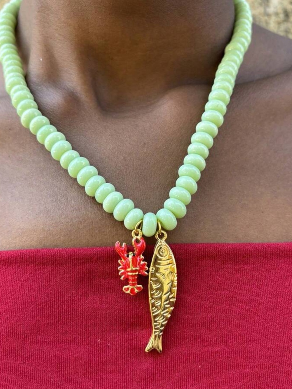 Fish Necklace #2779 - Picture 1 of 4